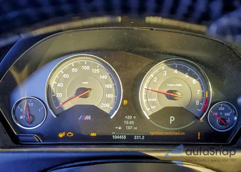 2015 BMW M4 z USA, uszkodzony, nr VIN WBS3R9C58FF708896